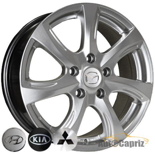 Диски Replica Mitsubishi 629 HS R16 W6.5 PCD5x114.3 ET50 DIA67.1     